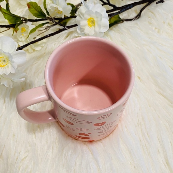 💋 NWT Starbucks 2021 Valentine Day Set - 1 Pink Lips Mug & 1 Color Changing Cup - Picture 4 of 7